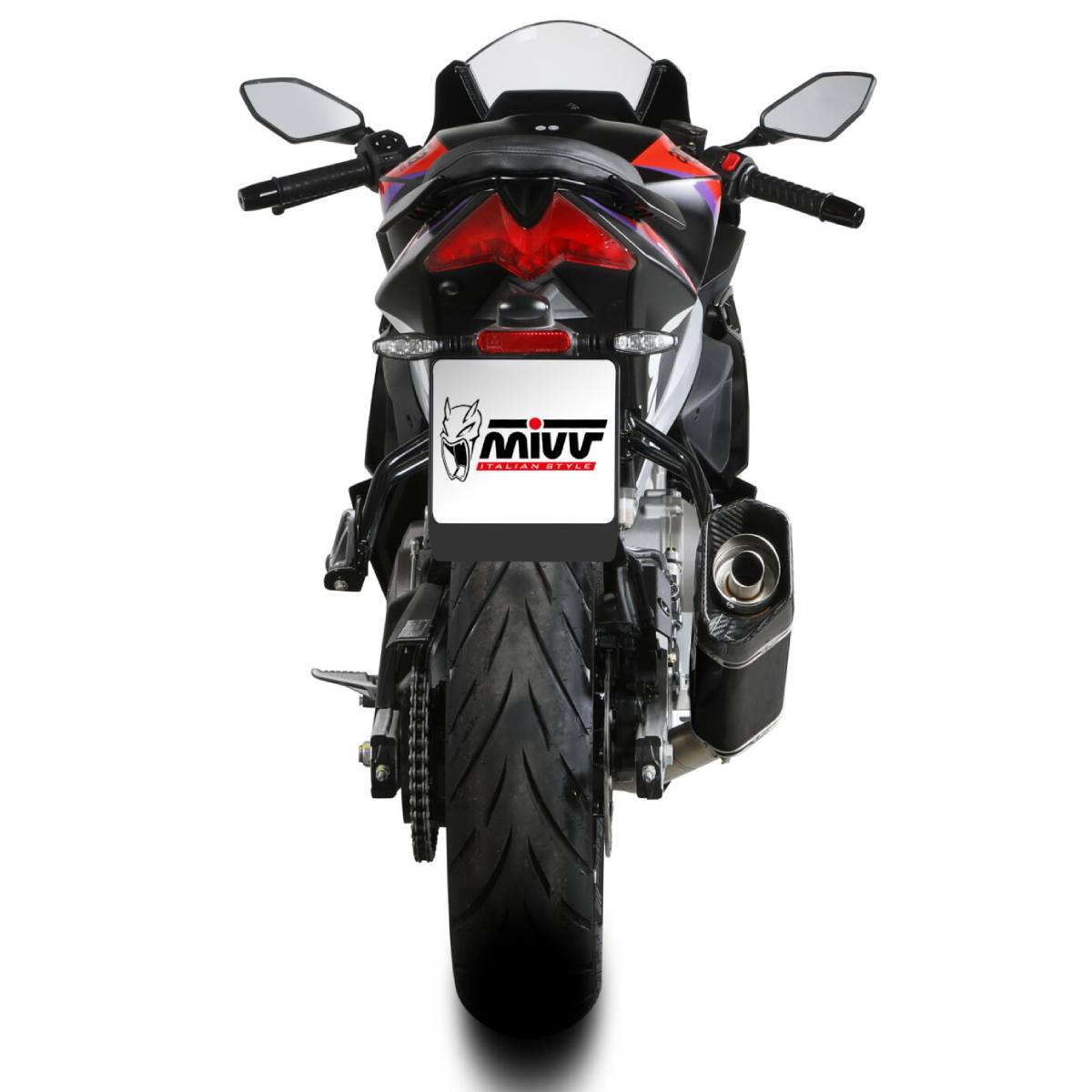 Escape Mivv SR-1 Negro APRILIA RS 457 2024-